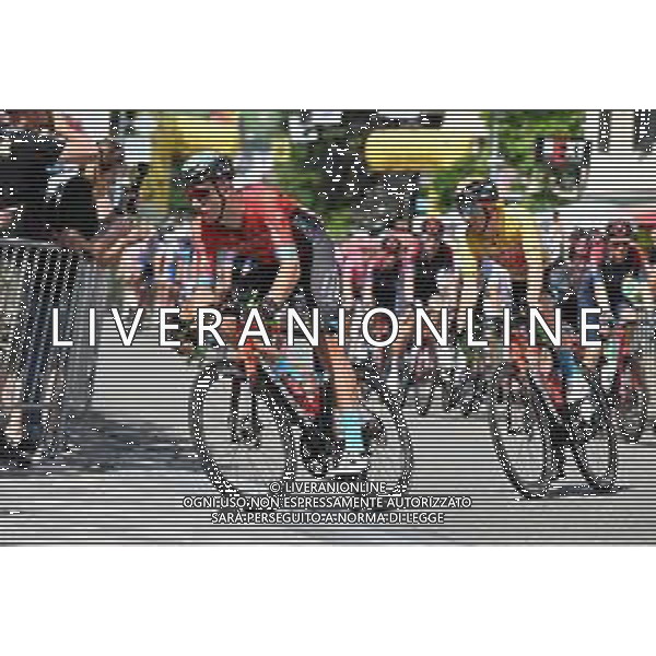 15-06-2022 Tour De Suisse; Tappa 04 Grenchen - Brunnen; 2022, Bahrain - Victorious; Brunnen; ©SIROTTI/AGENZIA ALDO LIVERANI SAS