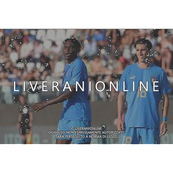 Italia Under 21 vs Repubblica d\'Irlanda Under 21 Qualificazioni Europee per il campionato Europeo under 21 del 2023 - 14/06/2022 - nella foto: Okoli Caleb(Italia)e Miretti fabio ©Claudio Zamagni/Agenzi Aldo Liverani s.a.s. /AGENZIA ALDO LIVERANI SAS