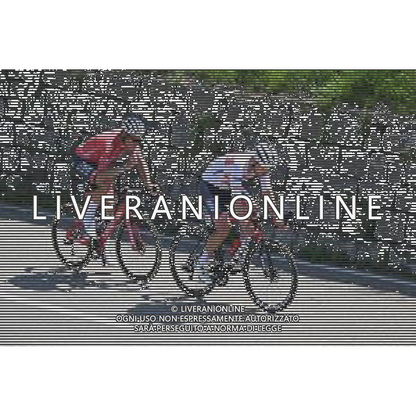 16-06-2022 Tour De Suisse; Tappa 05 Ambri - Novazzano; 2022, Trek - Segafredo; 2022, Alpecin - Fenix; Kamp Egested, Alexander; Dillier, Silvan; Novazzano; ©SIROTTI/AGENZIA ALDO LIVERANI SAS