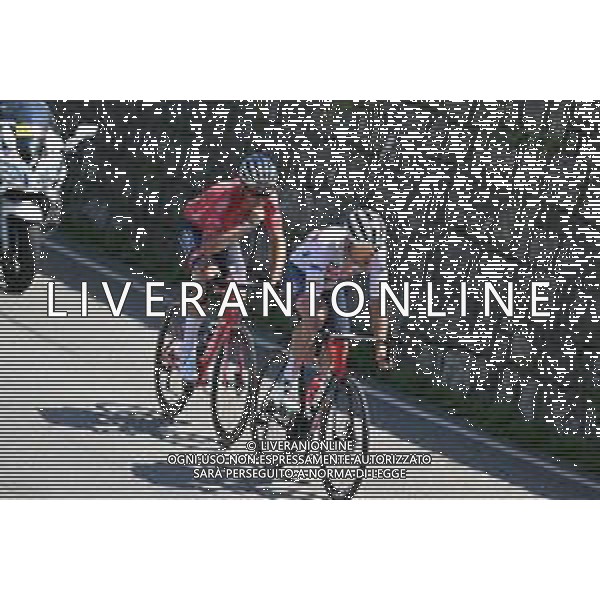 16-06-2022 Tour De Suisse; Tappa 05 Ambri - Novazzano; 2022, Trek - Segafredo; 2022, Alpecin - Fenix; Kamp Egested, Alexander; Dillier, Silvan; Novazzano; ©SIROTTI/AGENZIA ALDO LIVERANI SAS