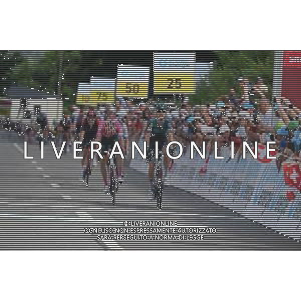 16-06-2022 Tour De Suisse; Tappa 05 Ambri - Novazzano; 2022, Bora - Hansgrohe; 2022, Ef Education - Easypost; Vlasov, Aleksandr; Powless, Neilson; Novazzano; ©SIROTTI/AGENZIA ALDO LIVERANI SAS