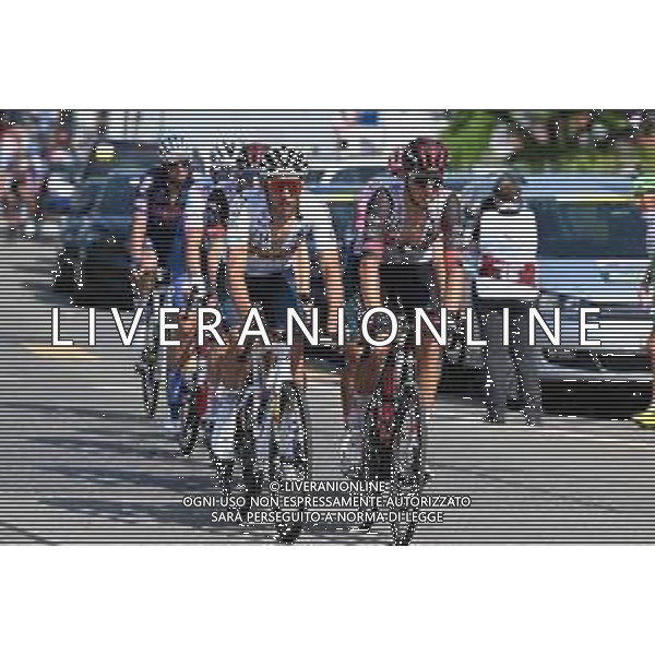 16-06-2022 Tour De Suisse; Tappa 05 Ambri - Novazzano; 2022, Uae Emirates; 2022, Astana - Qazaqstan; Soler, Marc; Fraile Matarranz, Omar; Novazzano; ©SIROTTI/AGENZIA ALDO LIVERANI SAS