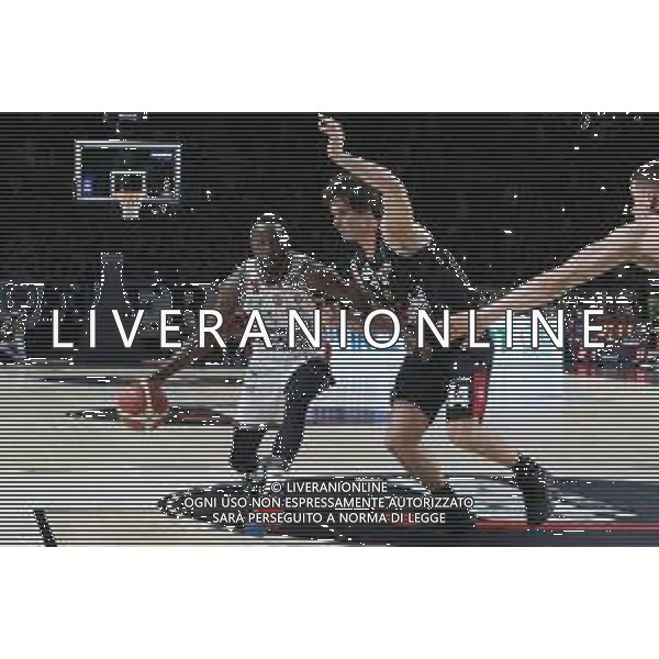 Jerian Grant (Armani Exchange Milano) (L) thwarted by Milos Teodosic (Segafredo Virtus Bologna) - Virtus Segafredo Bologna vs AX Armani Exchange Milano Game 5 Finale Italian Basketball A Serie Championship 16.06.2022 ©Michele Nucci/LMedia/AGENZIA ALDO LIVERANI SAS
