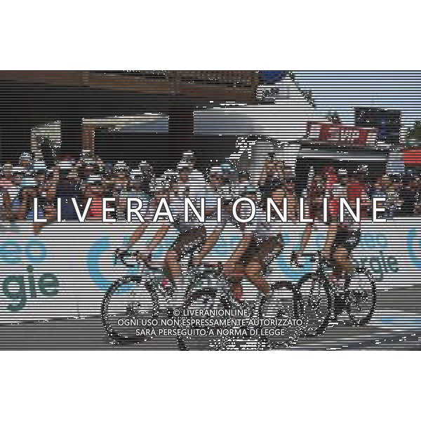 17-06-2022 Tour De Suisse; Tappa 06 Locarno - Moosalp; 2022, Ag2r - Citroen; Prodhomme, Nicolas; Cosnefroy, Benoit; Moosalp; ©SIROTTI/AGENZIA ALDO LIVERANI SAS