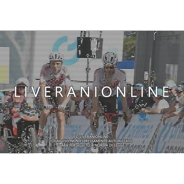 17-06-2022 Tour De Suisse; Tappa 06 Locarno - Moosalp; 2022, Ag2r - Citroen; Berthet, Clement; Schar, Michael; Moosalp; ©SIROTTI/AGENZIA ALDO LIVERANI SAS