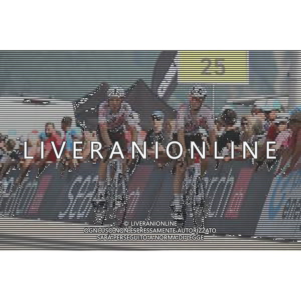 17-06-2022 Tour De Suisse; Tappa 06 Locarno - Moosalp; 2022, Ag2r - Citroen; Berthet, Clement; Schar, Michael; Moosalp; ©SIROTTI/AGENZIA ALDO LIVERANI SAS