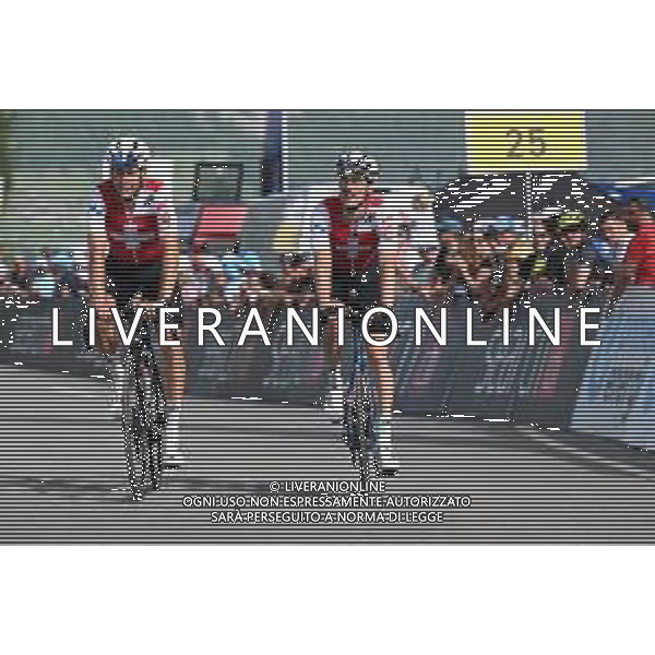 17-06-2022 Tour De Suisse; Tappa 06 Locarno - Moosalp; 2022, Svizzera; Reutimann, Matthias; Vitzthum, Simon; Moosalp; ©SIROTTI/AGENZIA ALDO LIVERANI SAS