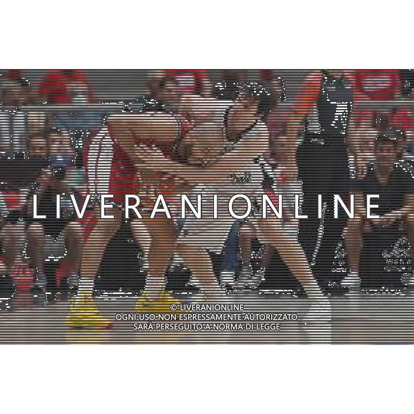 © TVRG Shavon Shields (Olimpia Milano) e Milos Teodosic (Virtus Bologna) Assago (MI) 18-06-2022 Mediolanum Forum AX Armani Exchange Milano vs Virtus Segafredo Bologna Campionato Serie A UnipolSai gara 6 finale playoff foto Roberto Garavaglia/ag. Aldo Liverani sas/AGENZIA ALDO LIVERANI SAS