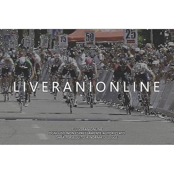 19-06-2022 La Route D\'occitanie; Tappa 04 Les Angles - Auterive; 2022, Totalenergie; 2022, Trek - Segafredo; 2022, Ineos - Grenadiers; 2022, Movistar; Bonifazio, Niccolo; Moschetti, Matteo; Viviani, Elia; Kanter, Max; Auterive; ©SIROTTI/AGENZIA ALDO LIVERANI SAS