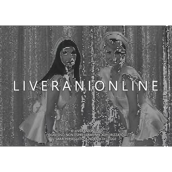 1984 MILANO TRASMISSIONE TELEVISIVA “ IL TRAPPOLONE“ NELL\'ANNO 1984 NELLA FOTO VALLETTE AG ALDO LIVERANI SAS