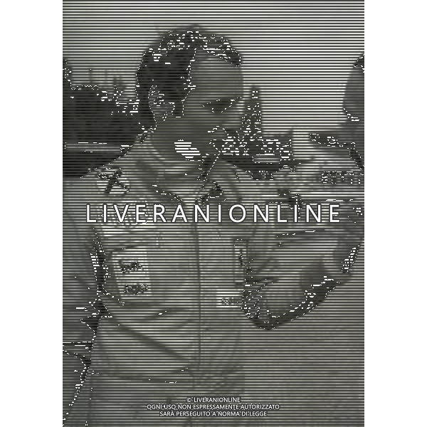 RETROSPETTIVA NIKI LAUDA PILOTA F1 NELLA FOTO NIKI LAUDA NELL\'ANNO 1975 A MONZA AG ALDO LIVERANI SAS