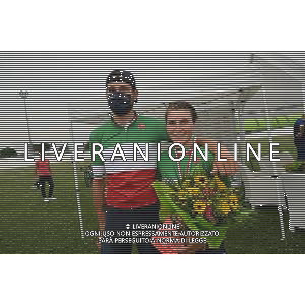 22-06-2022 Campionato Italiano Cronometro; 2022, Ineos - Grenadiers; 2022, Trek - Segafredo Women; Ganna, Filippo; Longo Borghini, Elisa; San Giovanni Al Natisone; ©SIROTTI/AGENZIA ALDO LIVERANI SAS