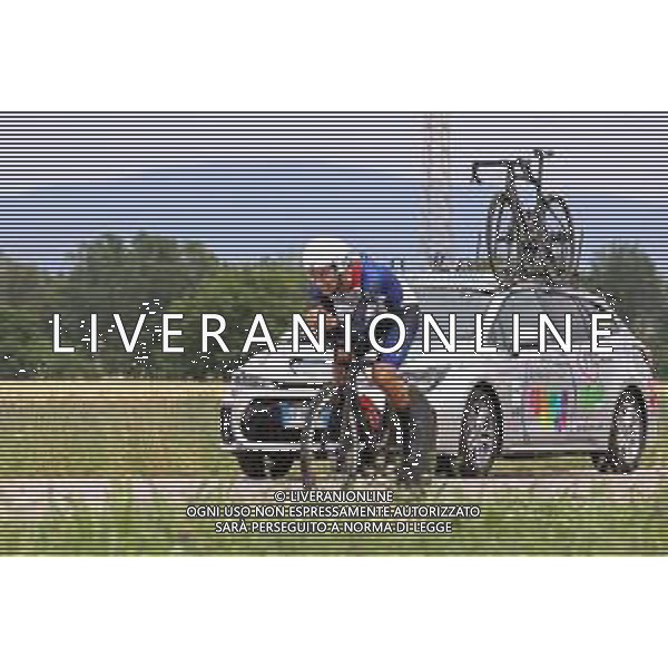 Luca Tedeschi/LMedia - Italian Time Trial Championship (Men-Women-U23) - Street Cycling June 22 2022 - S. Giovanni Natisone S. Giovanni Natisone, Italy Italian Time Trial Championship (Men-Women-U23) Photo showing: Matteo MONTEFIORI INEMILIAROMAGNA @Luca Tedeschi/LiveMedia /AGENZIA ALDO LIVERANI SAS