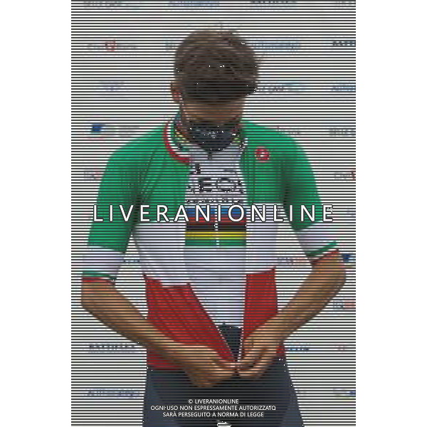 Luca Tedeschi/LMedia - Italian Time Trial Championship (Men-Women-U23) - Street Cycling June 22 2022 - S. Giovanni Natisone S. Giovanni Natisone, Italy Italian Time Trial Championship (Men-Women-U23) Photo showing: Filippo GANNA TEAM INEOS GRENADIERS wearing the Italian champion shirt @Luca Tedeschi/LiveMedia /AGENZIA ALDO LIVERANI SAS