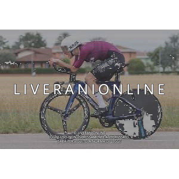Luca Tedeschi/LMedia - Italian Time Trial Championship (Men-Women-U23) - Street Cycling June 22 2022 - S. Giovanni Natisone S. Giovanni Natisone, Italy Italian Time Trial Championship (Men-Women-U23) Photo showing: Vittoria GUAZZINI GS FIAMME ORO @Luca Tedeschi/LiveMedia /AGENZIA ALDO LIVERANI SAS