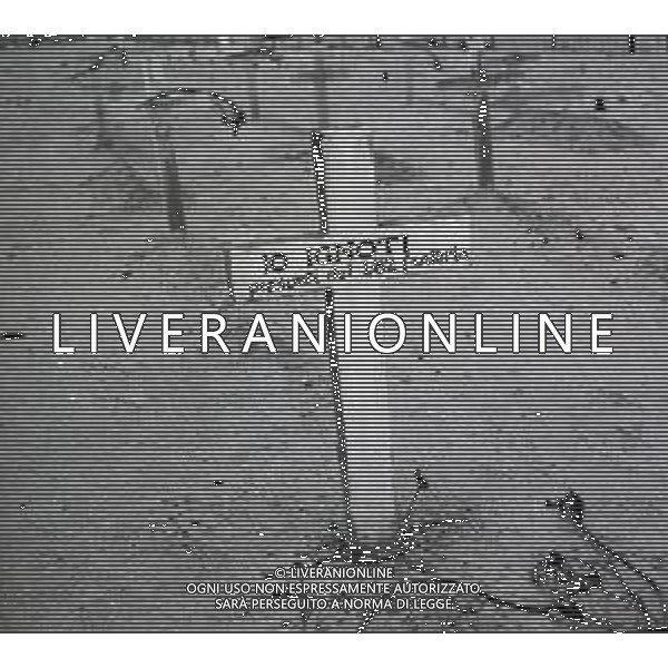 1950 EGITTO EL ALAMEIN CIMITERO DI GUERRA FOTO SANDRO VESPASIANI-AG ALDO LIVERANI SAS