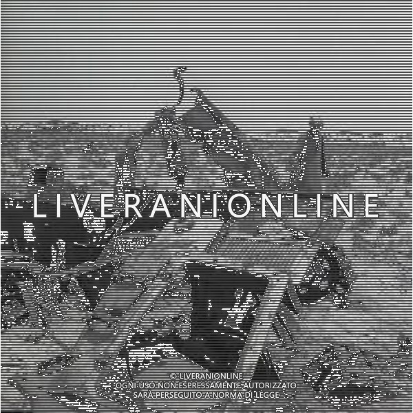 1950 EGITTO EL ALAMEIN CIMITERO DI GUERRA FOTO SANDRO VESPASIANI-AG ALDO LIVERANI SAS