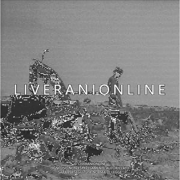 1950 EGITTO EL ALAMEIN CIMITERO DI GUERRA FOTO SANDRO VESPASIANI-AG ALDO LIVERANI SAS