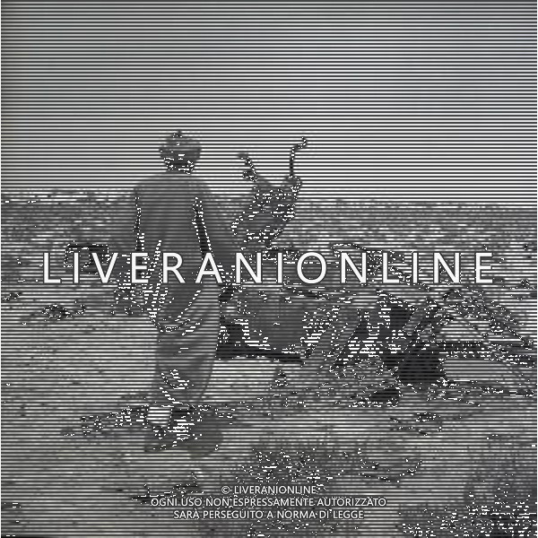 1950 EGITTO EL ALAMEIN CIMITERO DI GUERRA FOTO SANDRO VESPASIANI-AG ALDO LIVERANI SAS