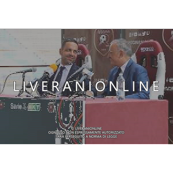 Presentazione del Presidente della Reggina Dott. Marcello Cardona, ex Prefetto di Reggio Calabria, ex Arbitro di serie A, con il nuovo proprietario della Reggina Dott. Felice Saladini, Reggio Calabria 25.06.2022 ©Gareffa/AGENZIA ALDO LIVERANI SAS