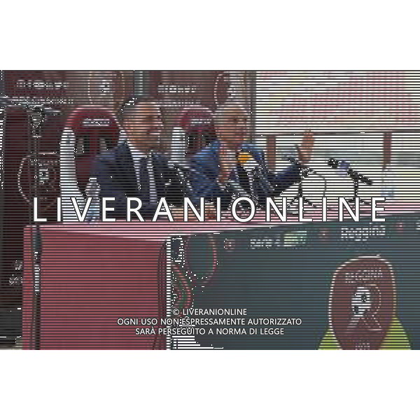 Presentazione del Presidente della Reggina Dott. Marcello Cardona, ex Prefetto di Reggio Calabria, ex Arbitro di serie A, con il nuovo proprietario della Reggina Dott. Felice Saladini, Reggio Calabria 25.06.2022 ©Gareffa/AGENZIA ALDO LIVERANI SAS