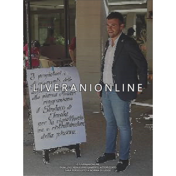 IMOLA 25 06 2022 RIQUALIFICAZIONE DELLA PIAZZA MOZART IN PEDAGNA TAGLIO DEL NASTRO DI SINDACO MARCO PANIERI NELLA FOTO SINDACO MARCO PANIERI ©SANNA/AGENZIA ALDO LIVERANI SAS