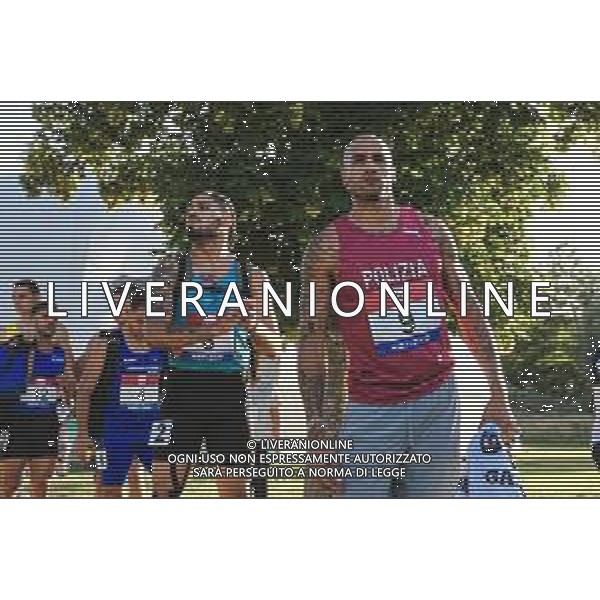 Alessio De Marco/LMedia - Italian Athletics Championship 2022 (day1) - Italian Athletics <stagioneSportiva> June 25 2022 - Raul Guidobaldi stadium Rieti, Italy Italian Athletics Championship 2022 (day1) Photo showing: Marcell Jacobs (ITA) Fiamme Oro - Tokyo 2020 Olympic Gold Medal @Alessio De Marco/LiveMedia /AGENZIA ALDO LIVERANI SAS