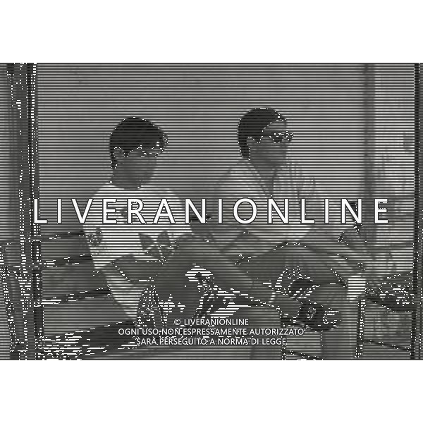 RETROSPETTIVA STEFANO GARILLI PRESIDENTE PIACENZA CALCIO NELLA FOTO STEFANO GARILLI PRESIDENTE PIACENZA CALCIO NELL\'ANNO 1997-1998 CON SIMONE INZAGHI AG ALDO LIVERANI SAS