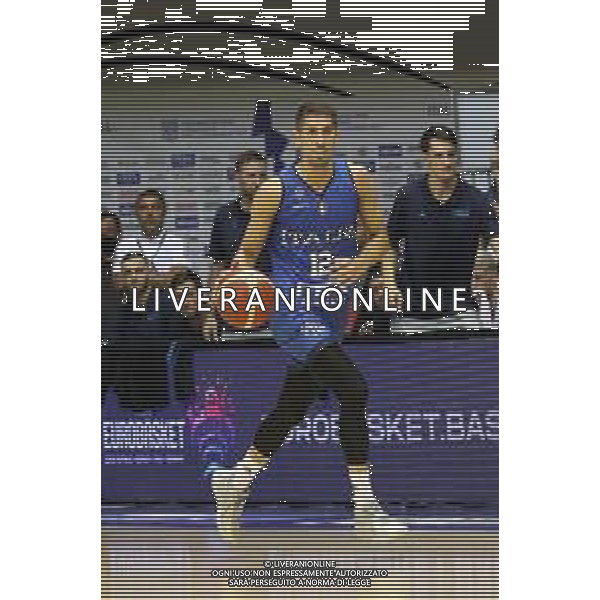 Foto Paola Garbuio/Ag:Aldo Liverani 25-06-22 Trieste Italbasket 2022 amichevole Italia vs Slovenia nella foto: Diego Flaccadori - /AGENZIA ALDO LIVERANI SAS
