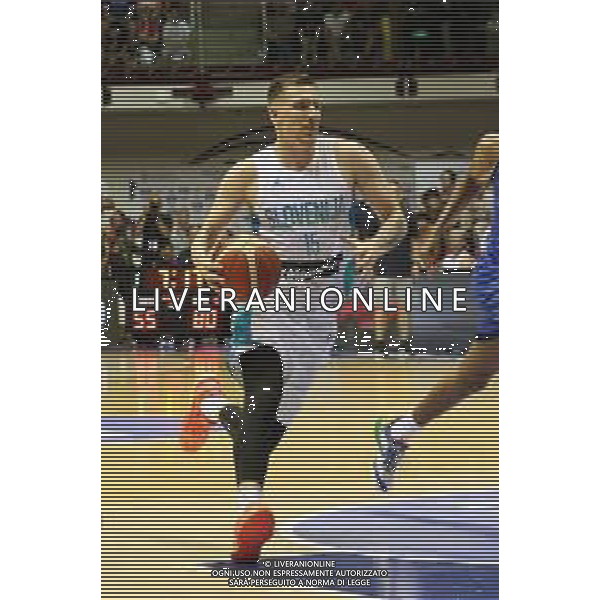 Foto Paola Garbuio/Ag:Aldo Liverani 25-06-22 Trieste Italbasket 2022 amichevole Italia vs Slovenia nella foto: Hrovat Gregor - /AGENZIA ALDO LIVERANI SAS