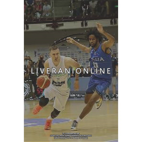 Foto Paola Garbuio/Ag:Aldo Liverani 25-06-22 Trieste Italbasket 2022 amichevole Italia vs Slovenia nella foto: Hrovat Gregor - /AGENZIA ALDO LIVERANI SAS