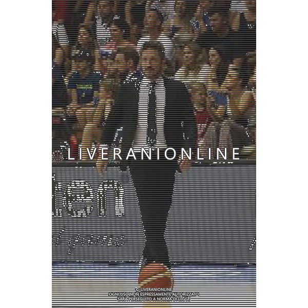 Foto Paola Garbuio/Ag:Aldo Liverani 25-06-22 Trieste Italbasket 2022 amichevole Italia vs Slovenia nella foto: Gianmarco Pozzecco - /AGENZIA ALDO LIVERANI SAS