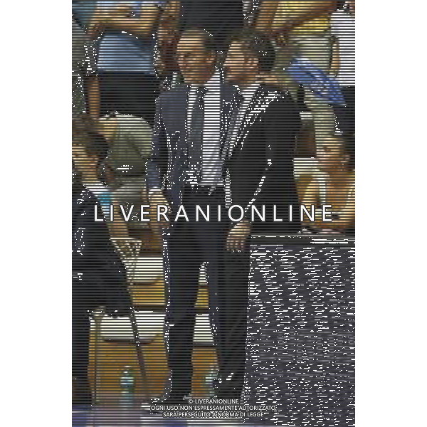 Foto Paola Garbuio/Ag:Aldo Liverani 25-06-22 Trieste Italbasket 2022 amichevole Italia vs Slovenia nella foto: Gianmarco Pozzecco - /AGENZIA ALDO LIVERANI SAS