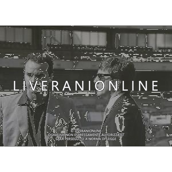 RETROSPETTIVA STEFANO GARILLI PRESIDENTE PIACENZA CALCIO NELLA FOTO STEFANO GARILLI PRESIDENTE PIACENZA CALCIO NELL\'ANNO 1996-1997 CON IL PRESIDENTE DEL VERONA CALCIO ALBERTO MAZZI AG ALDO LIVERANI SAS