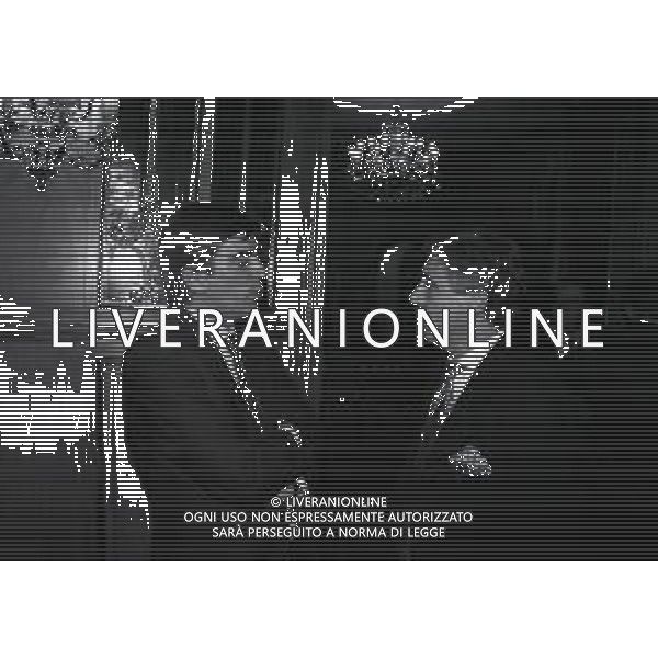 RETROSPETTIVA STEFANO GARILLI PRESIDENTE PIACENZA CALCIO NELLA FOTO STEFANO GARILLI PRESIDENTE PIACENZA CALCIO NELL\'ANNO 1996-1997 CON L\'ARBITRO FABIO BALDAS AG ALDO LIVERANI SAS