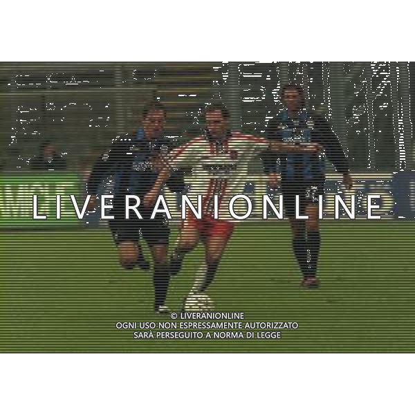 24-10-1999 BERGAMO CAMPIONATO DI CALCIO SERIE B ATALANTA-PISTOIESE 3-1 NELLA FOTO AG ALDO LIVERANI SAS