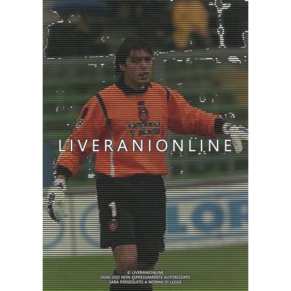 24-10-1999 BERGAMO CAMPIONATO DI CALCIO SERIE B ATALANTA-PISTOIESE 3-1 NELLA FOTO MIRKO BELLODI AG ALDO LIVERANI SAS