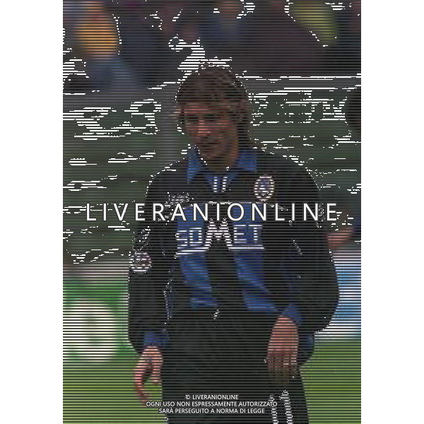 24-10-1999 BERGAMO CAMPIONATO DI CALCIO SERIE B ATALANTA-PISTOIESE 3-1 NELLA FOTO CLAUDIO CANIGGIA AG ALDO LIVERANI SAS