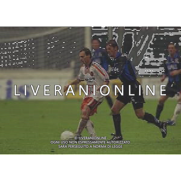 24-10-1999 BERGAMO CAMPIONATO DI CALCIO SERIE B ATALANTA-PISTOIESE 3-1 NELLA FOTO AG ALDO LIVERANI SAS