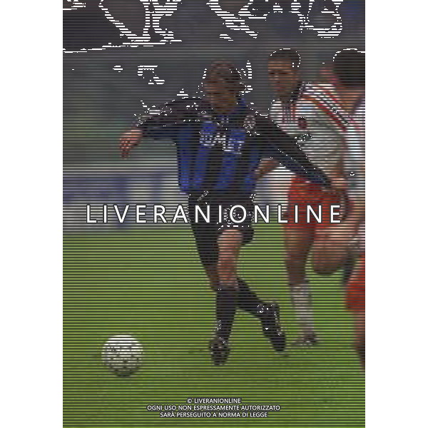 24-10-1999 BERGAMO CAMPIONATO DI CALCIO SERIE B ATALANTA-PISTOIESE 3-1 NELLA FOTO CLAUDIO CANIGGIA AG ALDO LIVERANI SAS