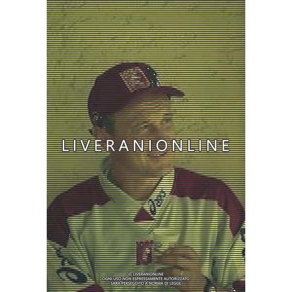 13-07-1999 TENNA ALLENAMENTO PRE CAMPIONATO SALERNITANA CALCIO NELLA FOTO DELIO ROSSI ALLENATORE SALERNITANA CALCIO AG ALDO LIVERANI SAS