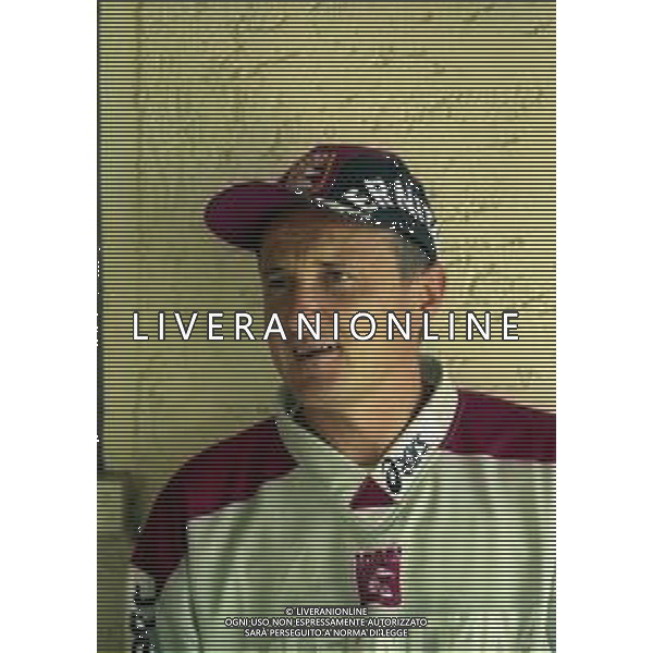 13-07-1999 TENNA ALLENAMENTO PRE CAMPIONATO SALERNITANA CALCIO NELLA FOTO DELIO ROSSI ALLENATORE SALERNITANA CALCIO AG ALDO LIVERANI SAS