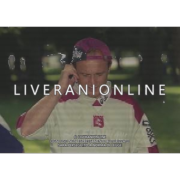 13-07-1999 TENNA ALLENAMENTO PRE CAMPIONATO SALERNITANA CALCIO NELLA FOTO DELIO ROSSI ALLENATORE SALERNITANA CALCIO AG ALDO LIVERANI SAS