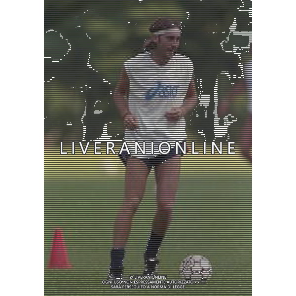 13-07-1999 TENNA ALLENAMENTO PRE CAMPIONATO SALERNITANA CALCIO NELLA FOTO VITTORIO TOSTO AG ALDO LIVERANI SAS
