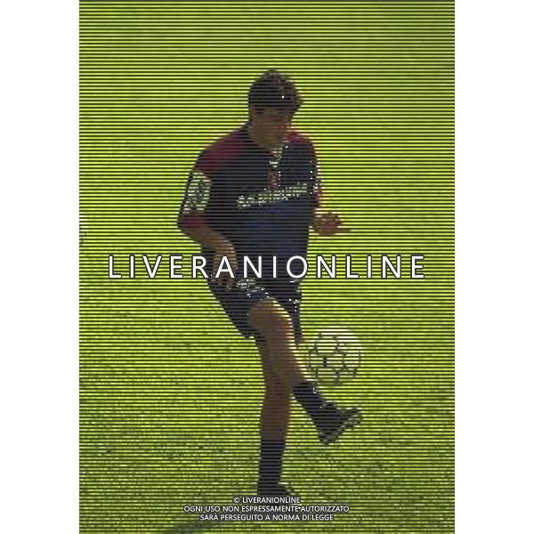 13-07-1999 TENNA ALLENAMENTO PRE CAMPIONATO SALERNITANA CALCIO NELLA FOTO EMILIO BELMONTE AG ALDO LIVERANI SAS