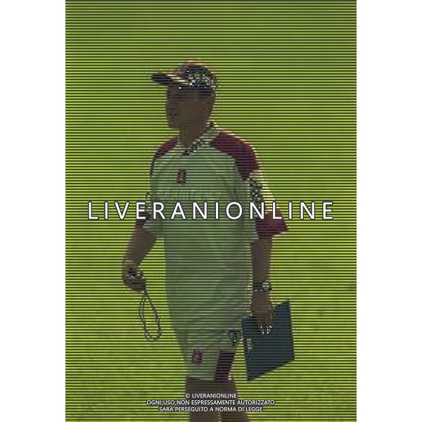 13-07-1999 TENNA ALLENAMENTO PRE CAMPIONATO SALERNITANA CALCIO NELLA FOTO DELIO ROSSI ALLENATORE SALERNITANA CALCIO AG ALDO LIVERANI SAS