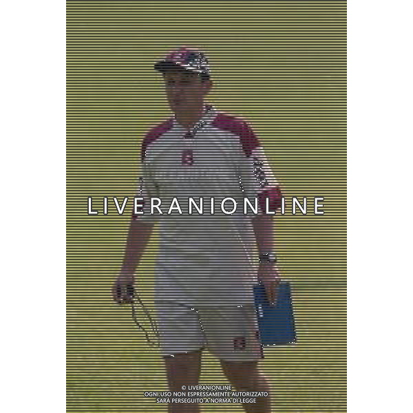 13-07-1999 TENNA ALLENAMENTO PRE CAMPIONATO SALERNITANA CALCIO NELLA FOTO DELIO ROSSI ALLENATORE SALERNITANA CALCIO AG ALDO LIVERANI SAS