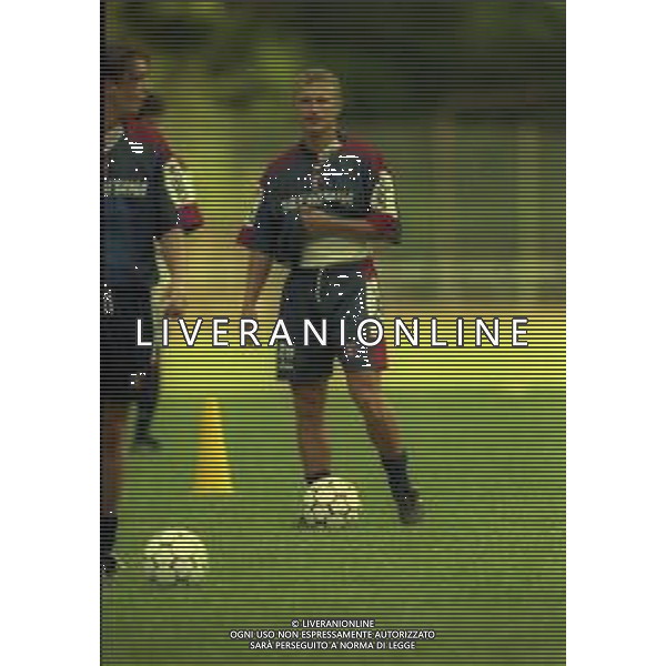 13-07-1999 TENNA ALLENAMENTO PRE CAMPIONATO SALERNITANA CALCIO NELLA FOTO ROBERTO BREDA AG ALDO LIVERANI SAS