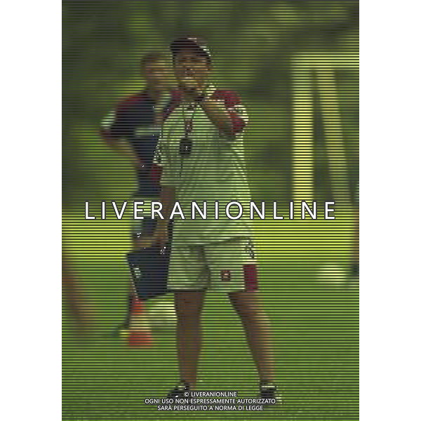 13-07-1999 TENNA ALLENAMENTO PRE CAMPIONATO SALERNITANA CALCIO NELLA FOTO DELIO ROSSI ALLENATORE SALERNITANA CALCIO AG ALDO LIVERANI SAS
