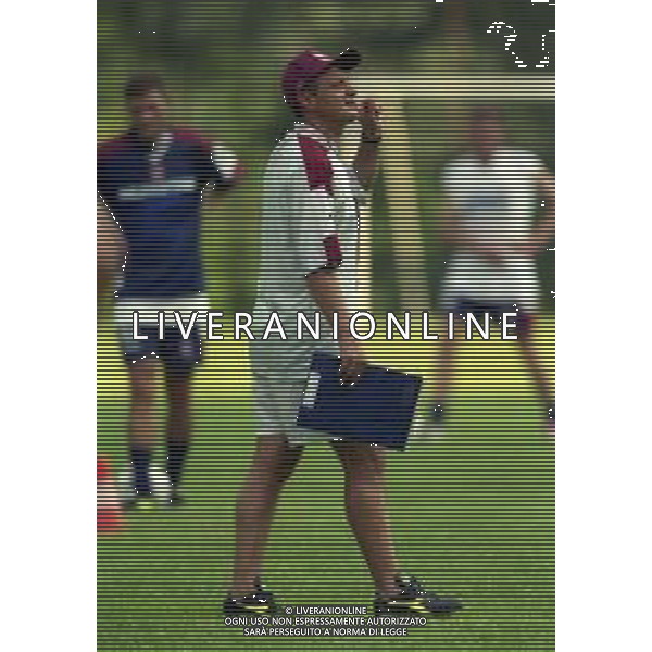 13-07-1999 TENNA ALLENAMENTO PRE CAMPIONATO SALERNITANA CALCIO NELLA FOTO DELIO ROSSI ALLENATORE SALERNITANA CALCIO AG ALDO LIVERANI SAS